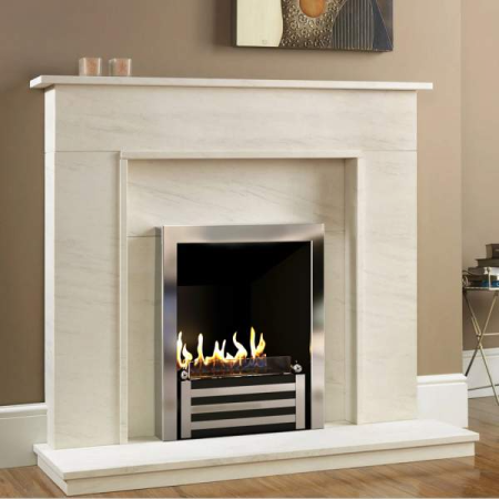 Биокамин в мраморном портале Firezo Grazia Биокамин в мраморном портале Firezo Grazia