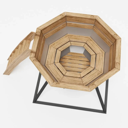 Спачан банный чан черный металл 1800мм